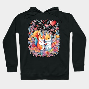 Valentine's Day Squirrel Hoodie